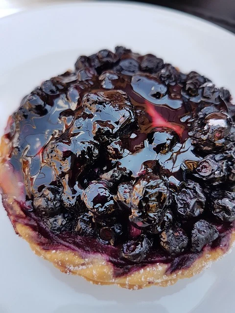 Blueberry pie keeps at room temperature for 2 days, refrigerated for up to 5 days, or frozen for 3 months. The high acidity and sugar content act as natural preservatives, making blueberry pie one of the better-keeping fruit pies.