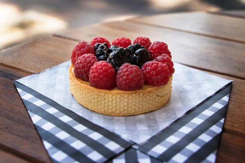 Mixed Berry Pie: Combines raspberries with blueberries or blackberries for complexity.