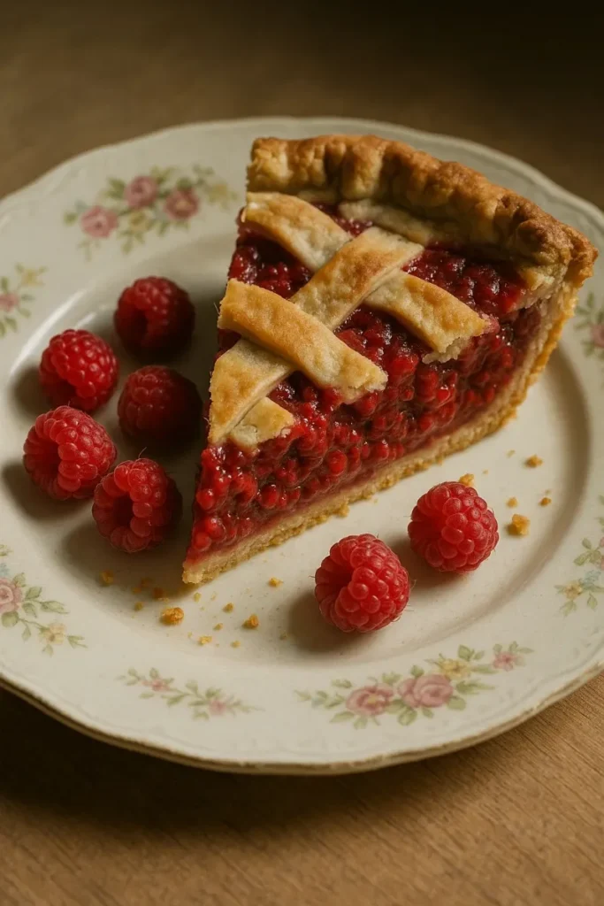 Raspberries are among the most expensive and delicate berries, making raspberry pie a special-occasion dessert. 
